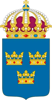 Kleines Staatswappen des Königreichs Schweden