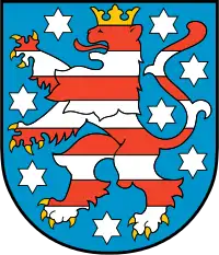 Wappen des Freistaates Thüringen