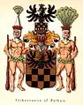 Wappen der Freiherrn von Putbus in Danmarks Adels Aarborg 1908