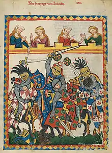 Bordüre auf einer Buch-Illustration