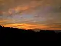 Sonnenuntergang in Xalapa (im Hintergrund der Cofre)