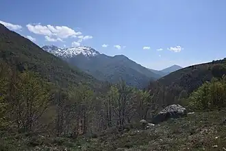Blick vom Fort oberhalb des Passes Richtung Südwesten