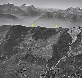 Col du Tronc oberhalb Le Levron und Vollèges