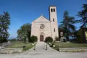 Die Kirche San Pancrazio kurz außerhalb des Ortes