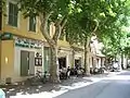 Straßenszene in Collobrières