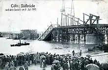 Einsturz der Südbrücke am 9. Juli 1908