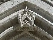 Relief über dem Eingangsportal