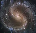 Der zentrale Bereich von NGC 4535, aufgenommen mithilfe des Hubble-Weltraumteleskop.
