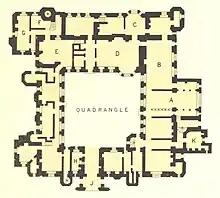 Grundriss Compton Wynyates