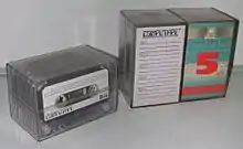 Kompaktkassetten, die speziell für Datasetten hergestellt wurden; hier von der Firma Computape