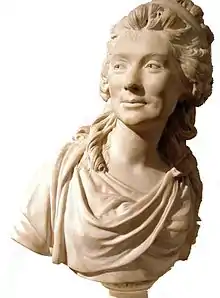 Comtesse de Sabran, von Jean-Antoine Houdon, 1785, Potsdam, Neues Palais