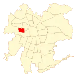 Lage von Lo Prado in Santiago