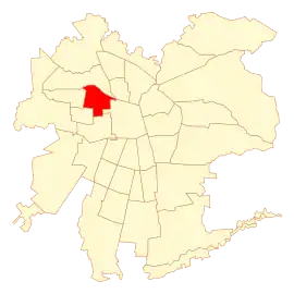 Lage von Quinta Normal in Groß-Santiago