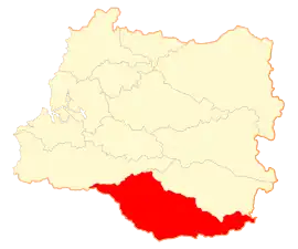 Lage von Río Bueno in der Región de los Rios