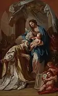Die Madonna erscheint San Filippo Neri (ca. 1740), Indianapolis Museum of Art