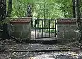 Nordwest-Eingang KZ-Friedhof Dachau-Leitenberg.
