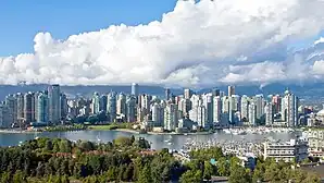 Skyline von Vancouver, 2015