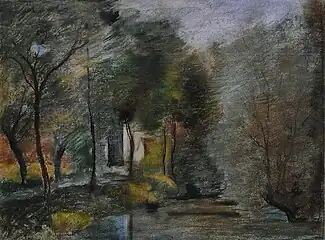 Paysage à Lambres (Juli 1865), im Besitz des Musée des Beaux-Arts d’Arras
