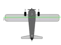 Spornradfahrwerk (engl. „conventional gear“)