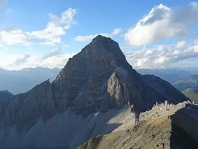 Blick zum Tinzenhorn.