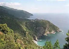 Küste von Corniglia in den "Cinque Terre"