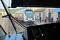 Zugkreuzung im Bahnhof Corte