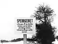 Sperrschild am Cospoth, 1977