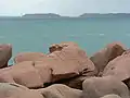 Sept-îles im Hintergrund