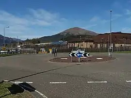 Einfahrt zur Marinebase Coulport