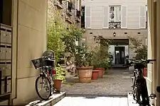 Ein Innenhof