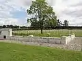 Nationalfriedhof (Nécropole) nördlich von Courbesseaux