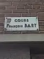 Straßenschild in Dünkirchen (seit dem 30. März 1962 nach ihm benannt)