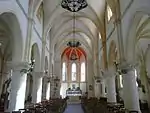 Langhaus mit Blick auf den Chor