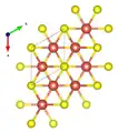 mit Blickrichtung parallel zur c-Achse