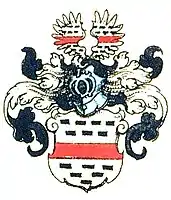 Wappen der Kratz von Scharfenstein in Siebmachers Wappenbuch (1605)