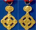 Laterankreuz (2. Ausführung) in Gold