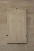 Grabplatte für François-Louis de Patrocles († 1651)