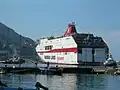 Cruise Europa am Ausrüstungskai der Werft in Castellammare di Stabia