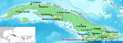 Im Zentrum der Insel das Escambray-Gebirge