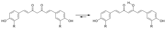 Tautomerie von Curcuminoiden