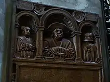 Epitaph des Dichters und Diplomaten Johannes Cuspinianus