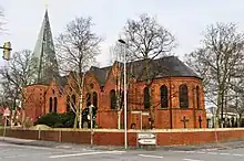St.-Gertrud-Kirche im Ortsmittelpunkt
