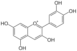 Strukturformel Cyanidin