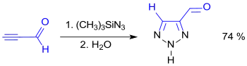 1,2,3-Trialzole durch Cycloaddition von Azid an Propinal