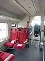Fahrgastraum 1. Klasse im Hochflurbereich