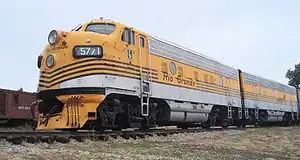 F9A (Rio Grande 5771) und F9B im Colorado Railroad Museum (Oktober 2008)