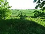 Blick vom Hügel nach Südwesten