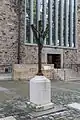 Grabstein und -kreuz der Anna Katharina Emmerick (Kreuz im September 2014 gestohlen)