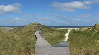 Aussichtsplattform Himmelsleiter in den Dünen bei Norddorf