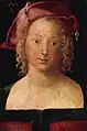 Albrecht Dürer:Bildnis eines Mädchens mit rotem Barett